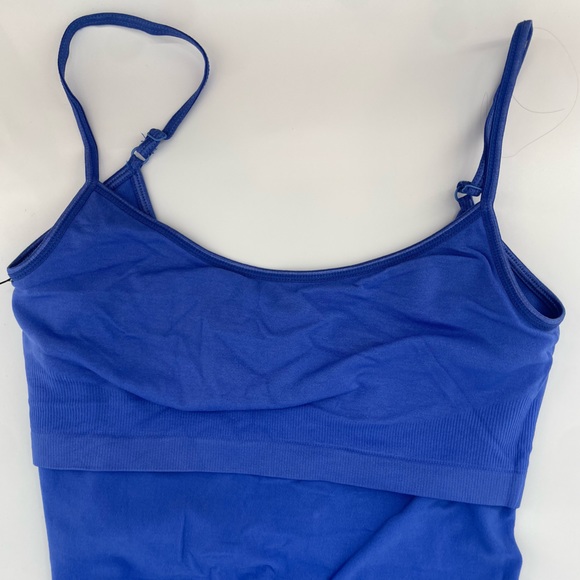 NWT BCBG MaxAzria Nylon Bodysuit - Blue - Size M/L - Picture 6 of 7